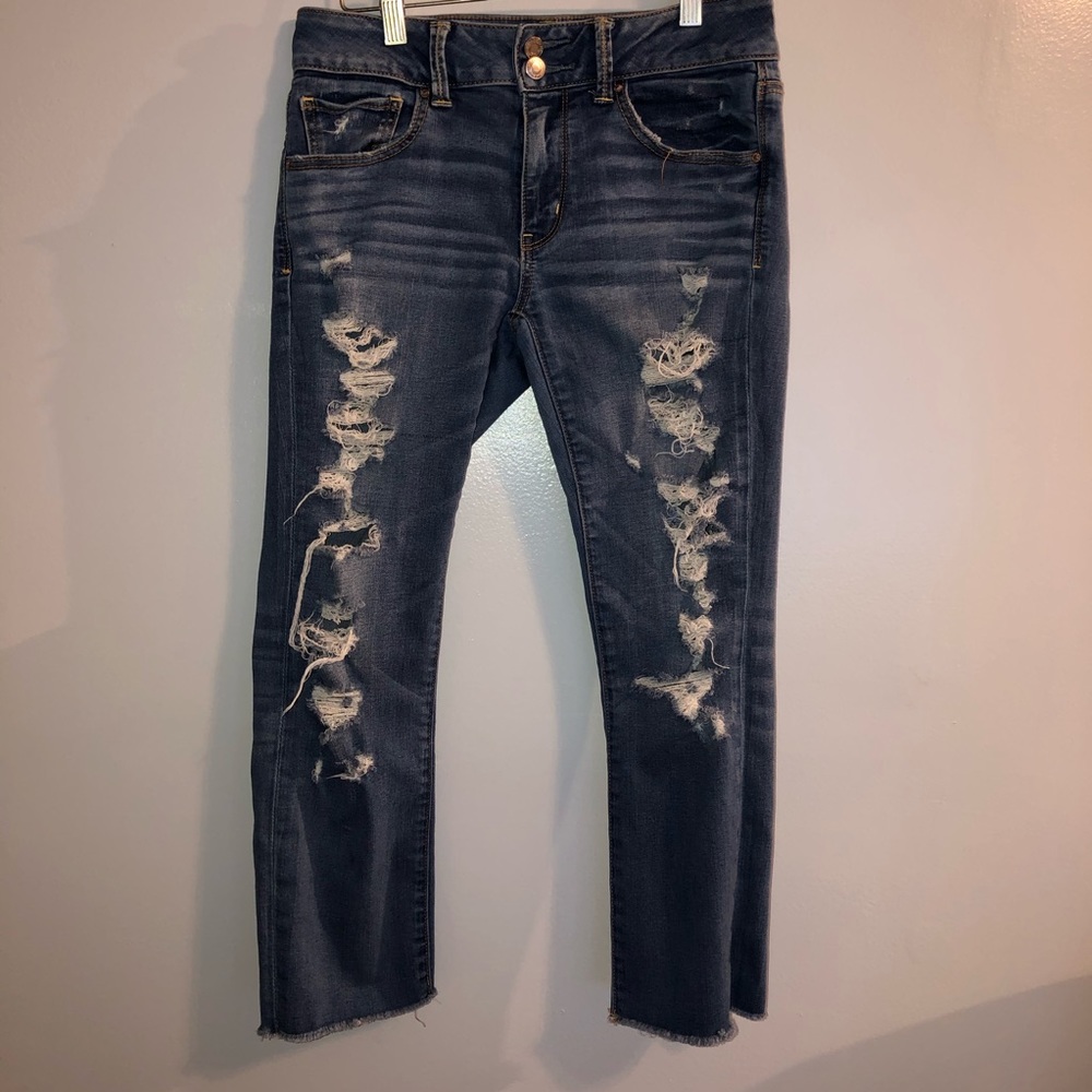 American Eagle Artist Cropped super stretch jeans
